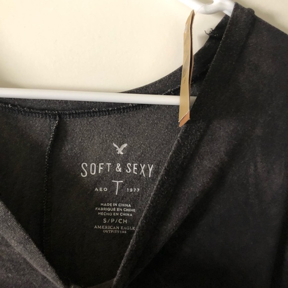 Cropped Tee American Eagle - Picture 2 of 8